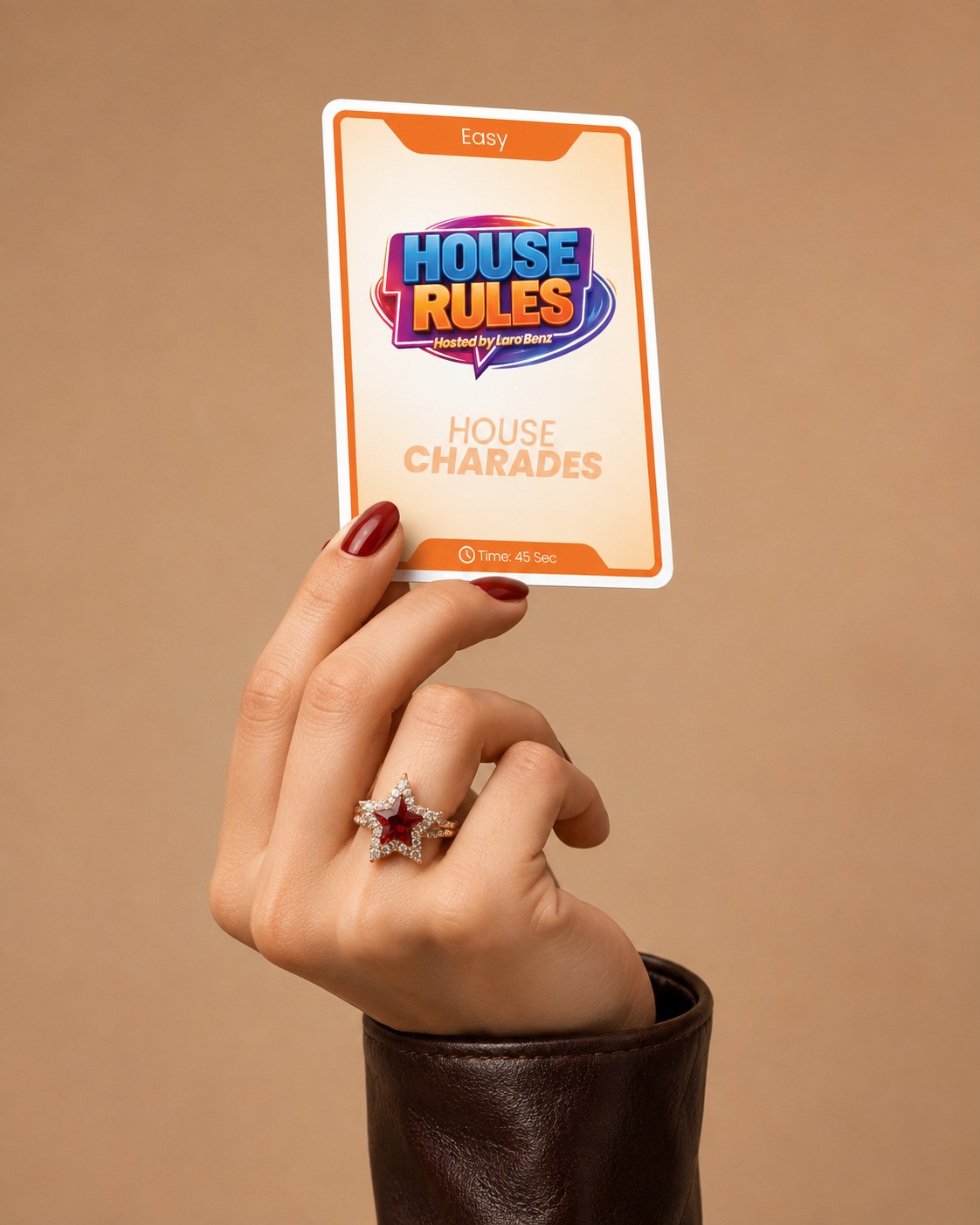 House Rules game night - Sarah Miller